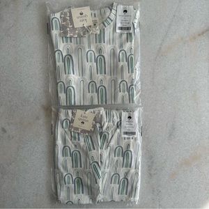 NWT kate Quinn blue rainbow boxy tee and panda pant